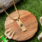 Om Grid — Textured Gold
