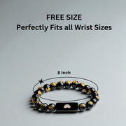 Black Onyx Om Bracelet