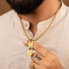 Om Grid — Textured Gold