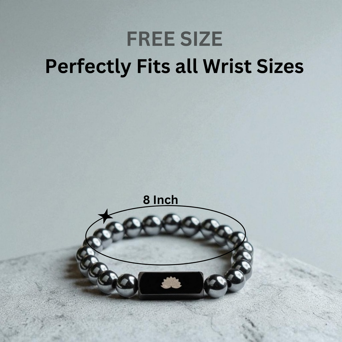 Silver Hematite Bracelet