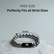 Silver Hematite Bracelet