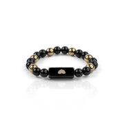 Protective Black Onyx & Goldstone Bracelet
