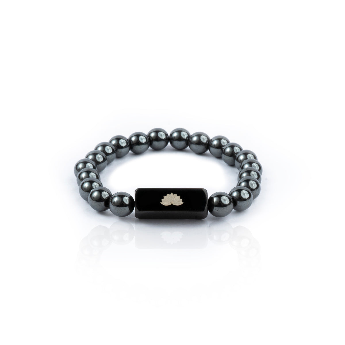 Silver Hematite Bracelet
