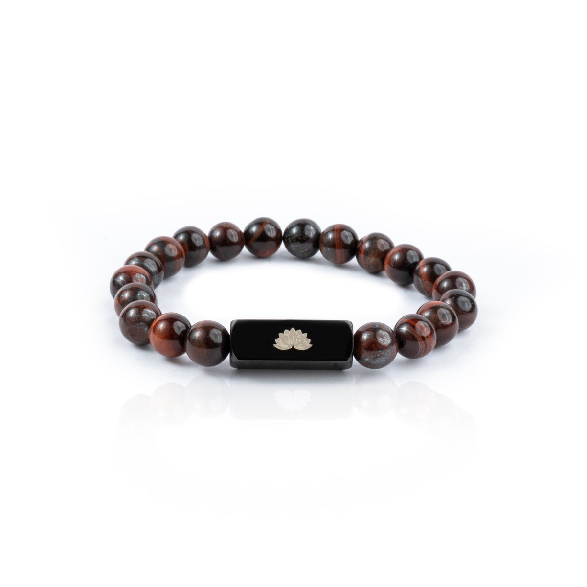 Crimson Gaze Tiger Eye Bracelet