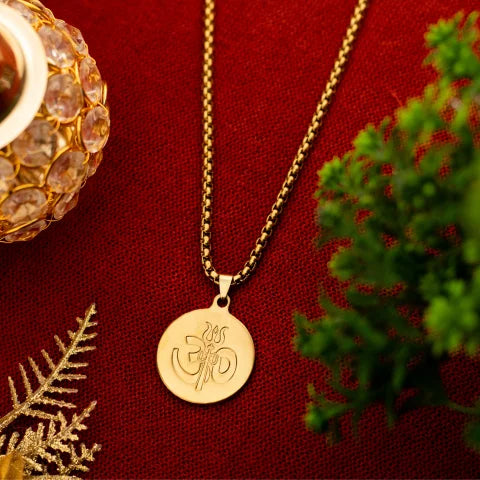 Om Halo — Round Gold