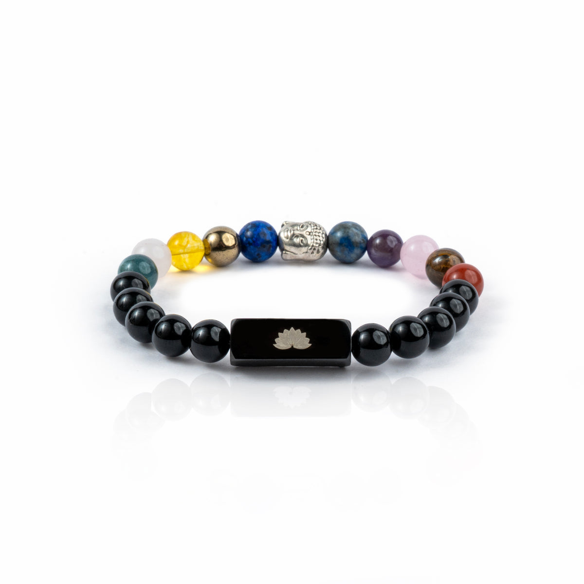 Guardian Black Onyx 11 Chakra Bracelet