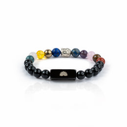 Guardian Black Onyx 11 Chakra Bracelet