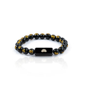 Black Onyx Om Bracelet