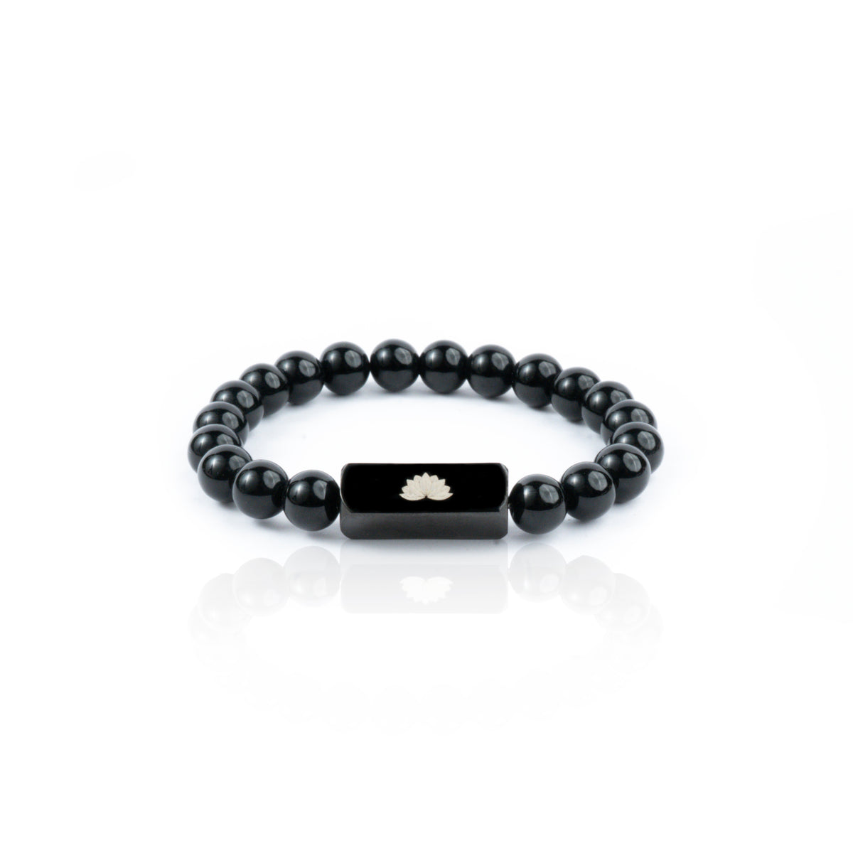 Aegis Obsidian Black Stone Bracelet