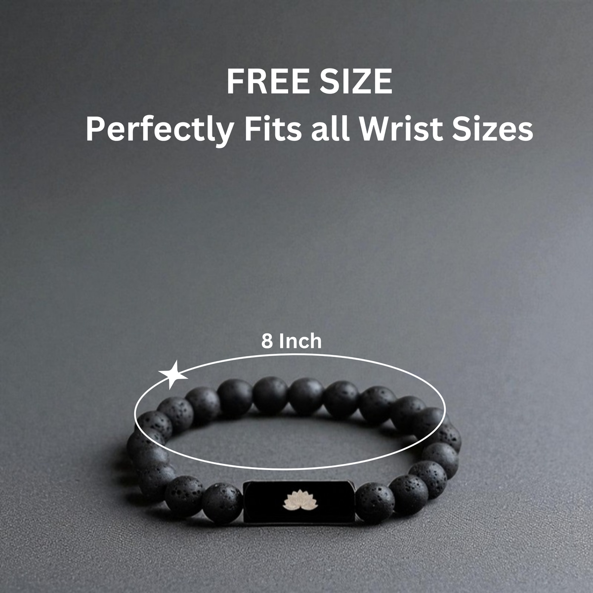 Ignis Lava Stone Bracelet