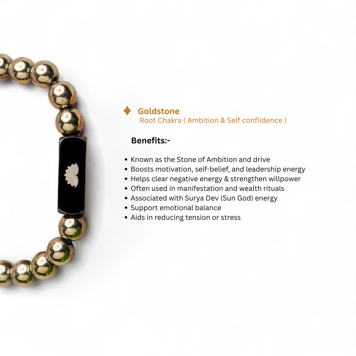 Aureus Goldstone Bracelet