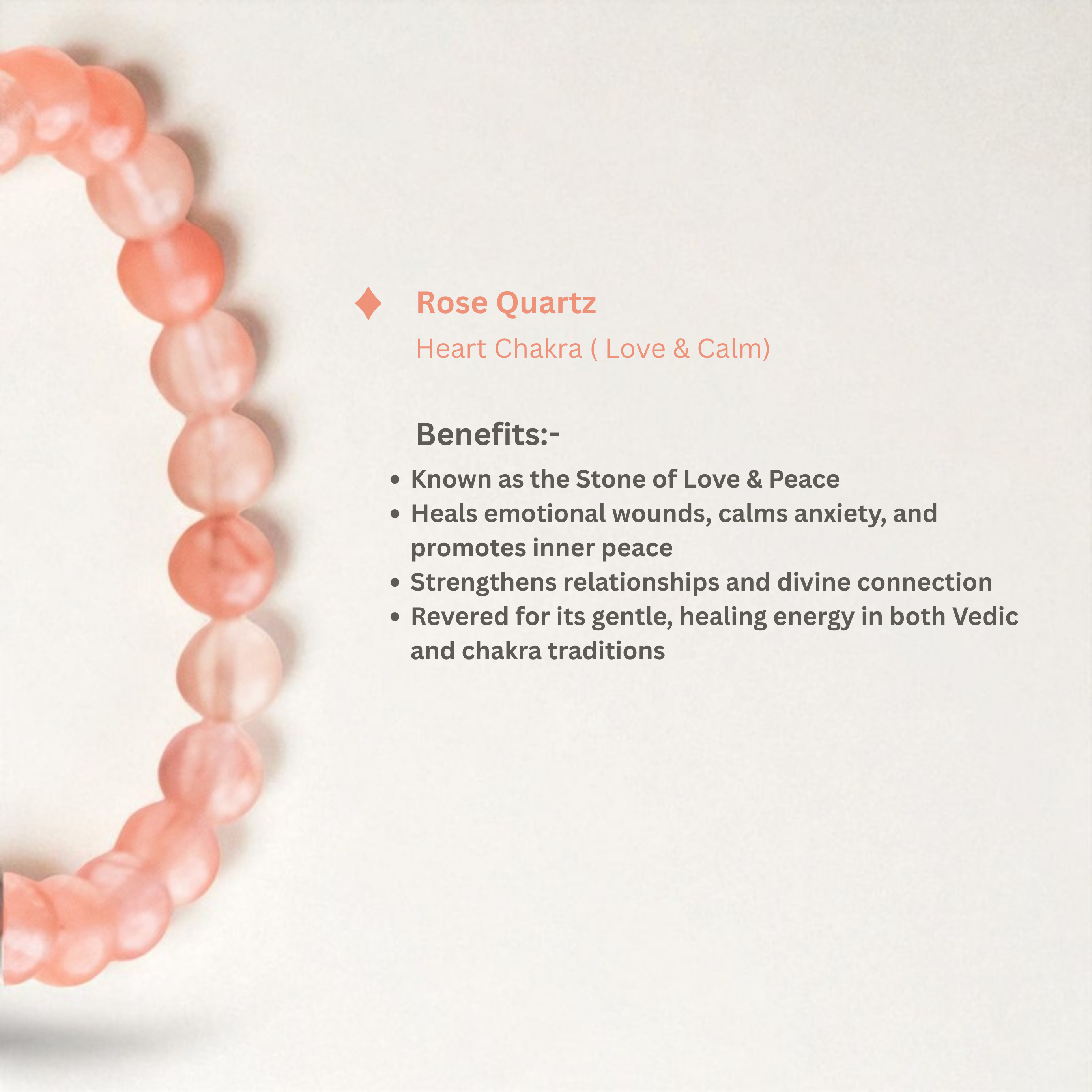 Solace Rose Quartz Bracelet