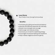 Ignis Lava Stone Bracelet