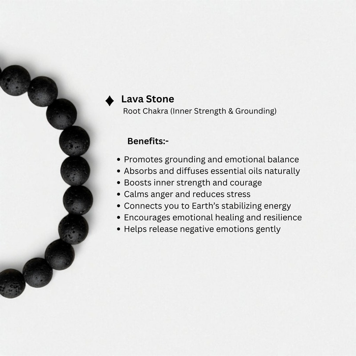 Ignis Lava Stone Bracelet