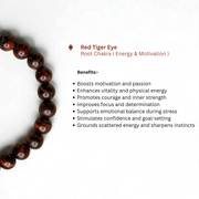 Crimson Gaze Tiger Eye Bracelet