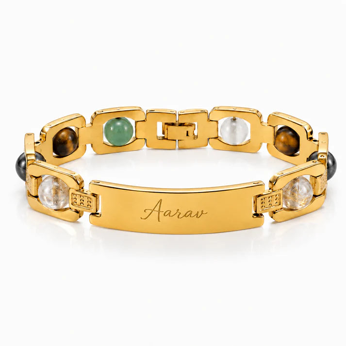 Curve Stone Rakhi - Personalized Edition