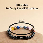 Guardian Black Onyx 11 Chakra Bracelet