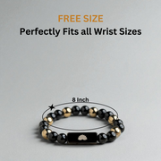 Protective Black Onyx & Goldstone Bracelet