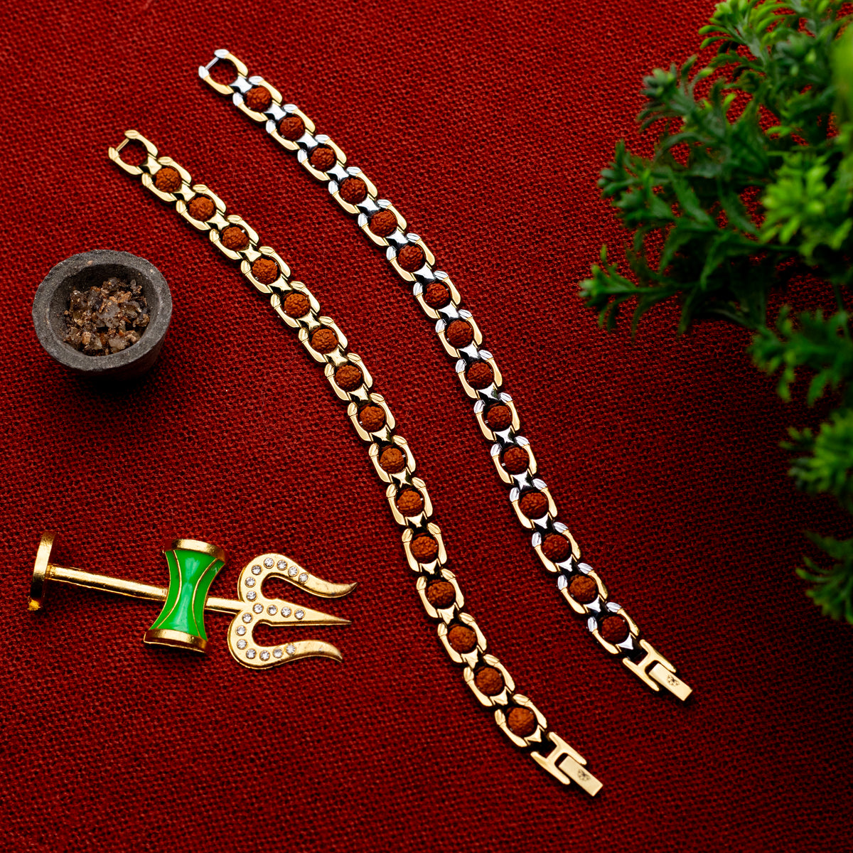 Trinetra Rudraksha Kada