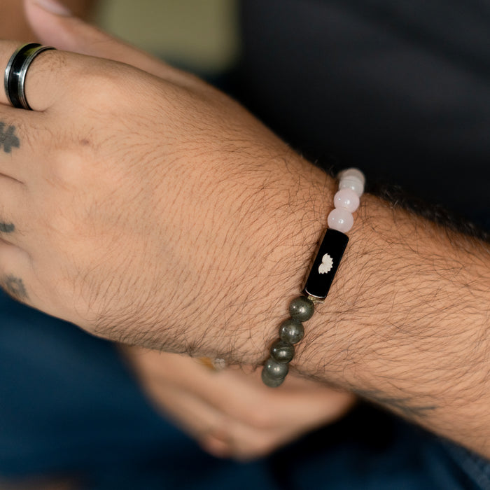 RosePyrite Bracelet