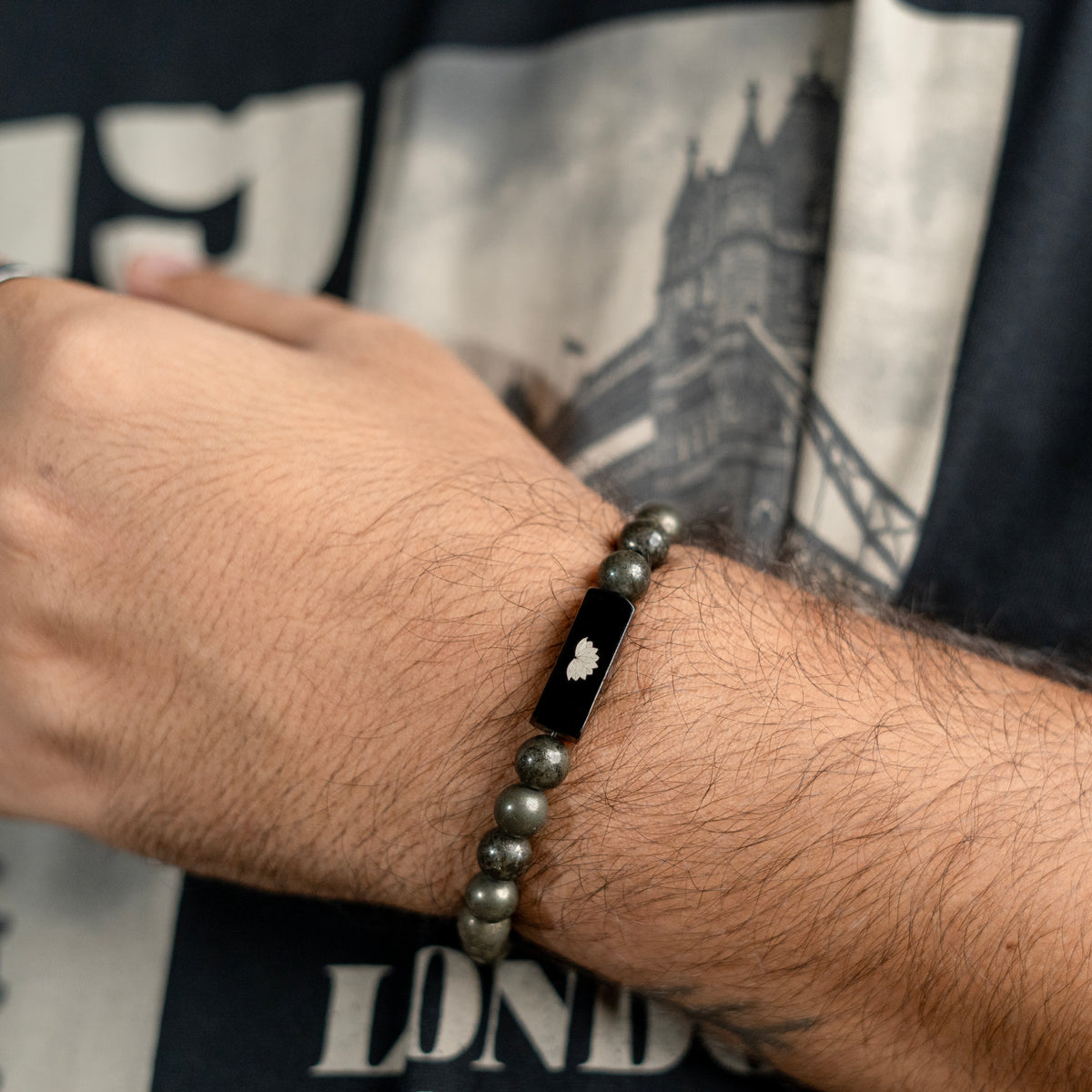 Verdant Fortune Pyrite Bracelet