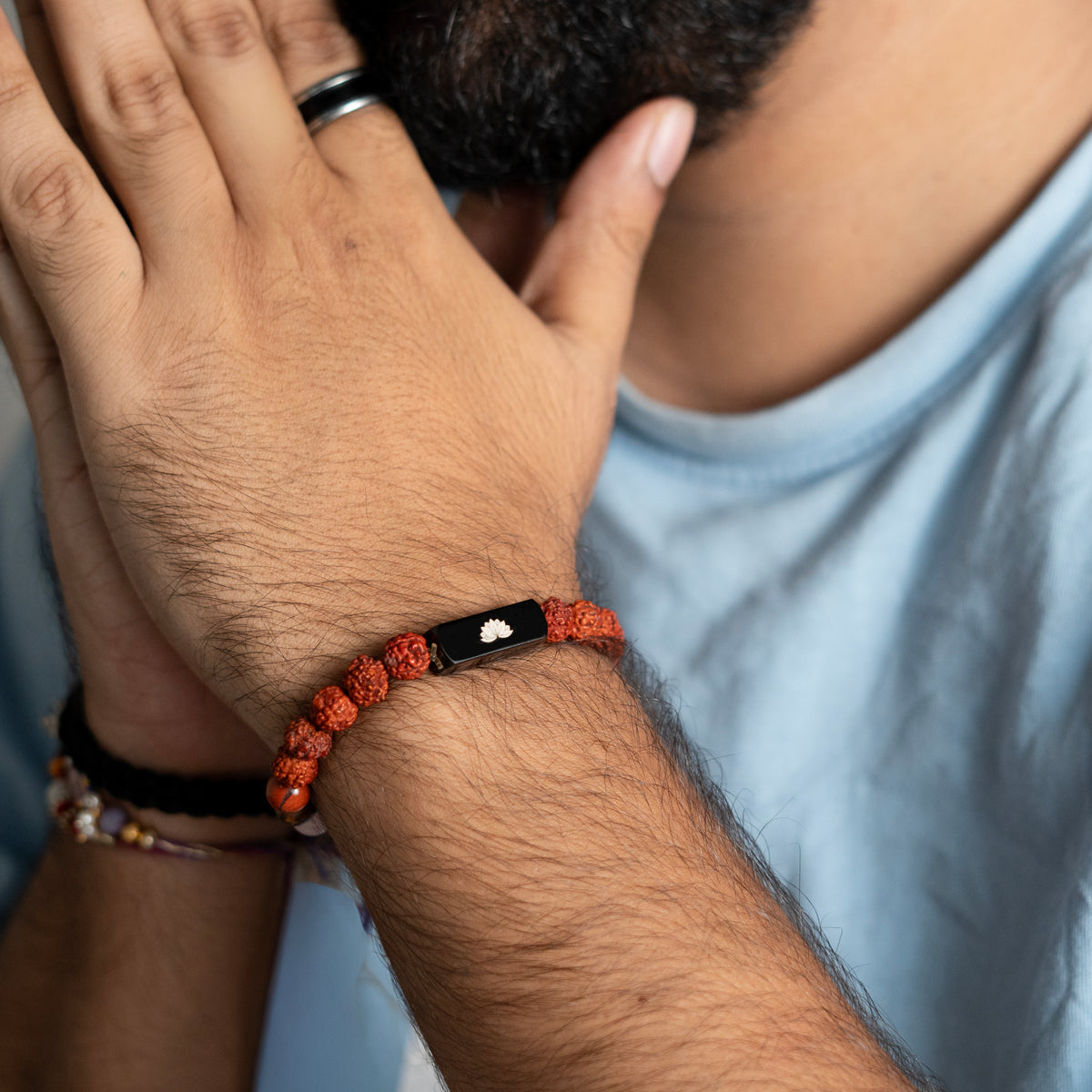 Trinetra Rudraksha 11 Chakra Bracelet