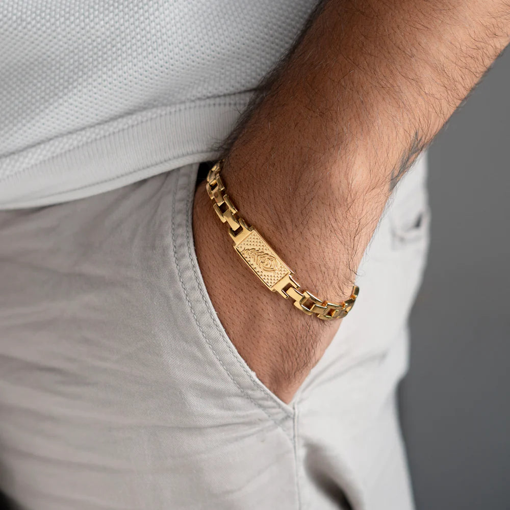 Gold Plated Feather Bracelet