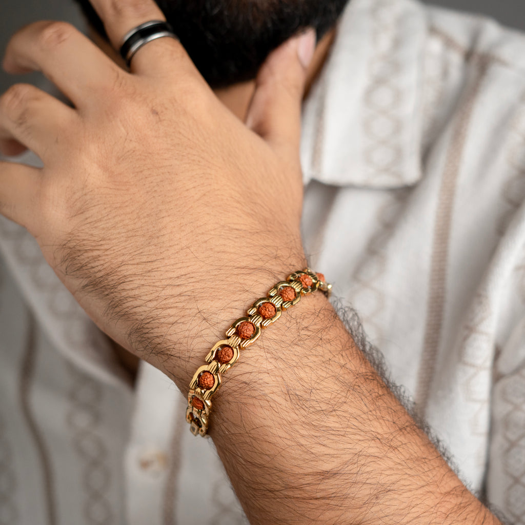 Triora Rudraksha Kada