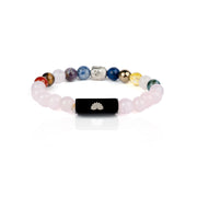 Solace Rose Quartz 11 Chakra Bracelet