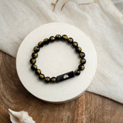 Black Onyx Om Bracelet