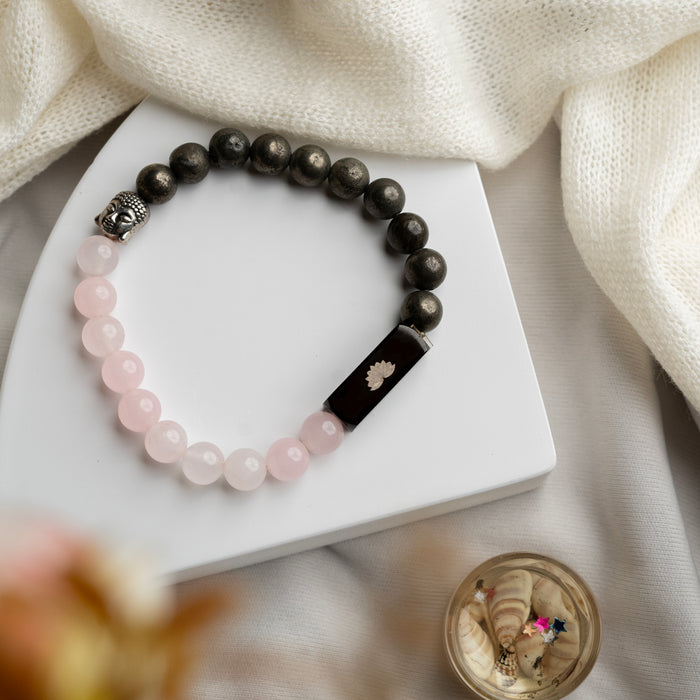 RosePyrite Bracelet