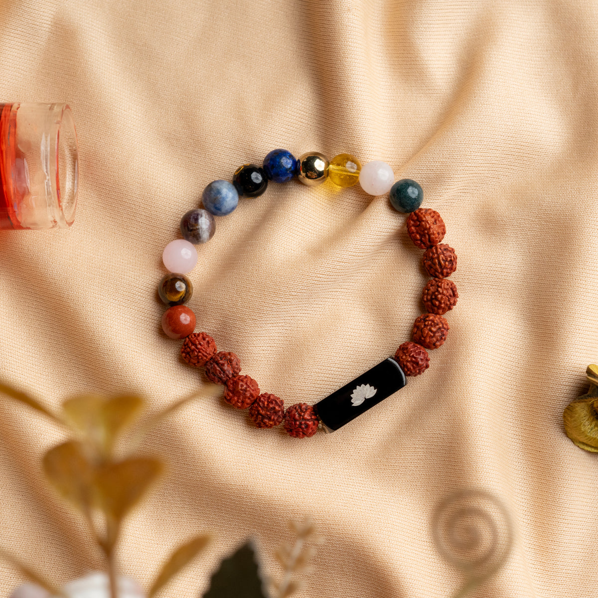 Trinetra Rudraksha 11 Chakra Bracelet
