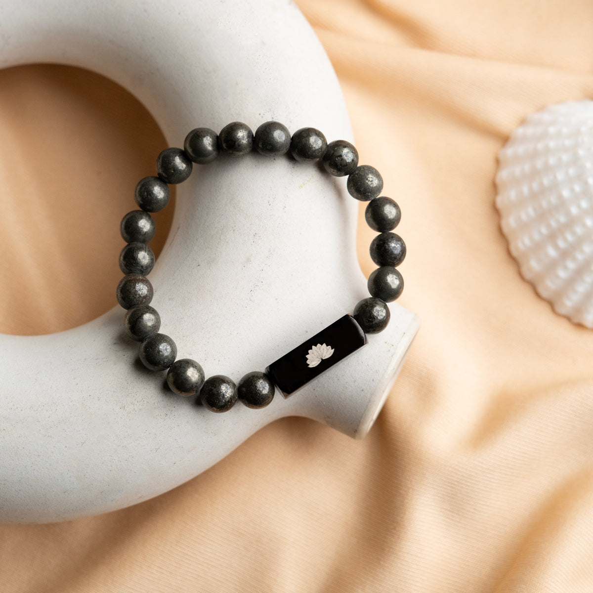 Verdant Fortune Pyrite Bracelet