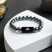 Silver Hematite Bracelet