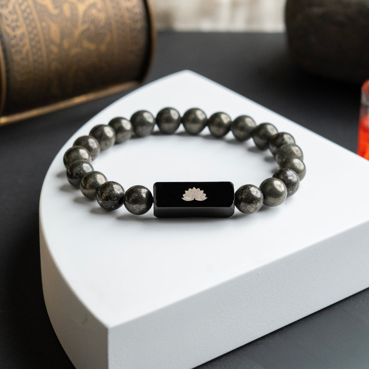 Verdant Fortune Pyrite Bracelet