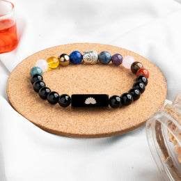 Guardian Black Onyx 11 Chakra Bracelet