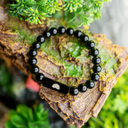 Aegis Obsidian Black Stone Bracelet