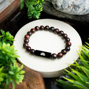 Crimson Gaze Tiger Eye Bracelet