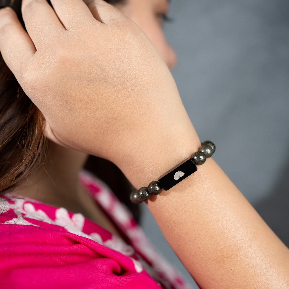 Verdant Fortune Pyrite Bracelet