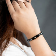 Silver Hematite Bracelet