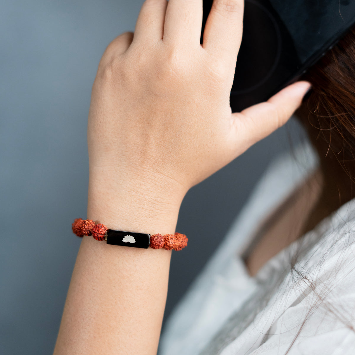 Trinetra Rudraksha 11 Chakra Bracelet