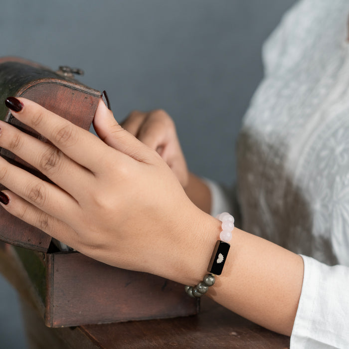 RosePyrite Bracelet