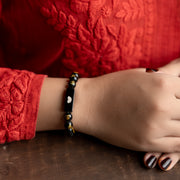 Black Onyx Om Bracelet