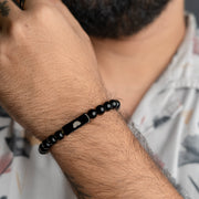 Aegis Obsidian Black Stone Bracelet