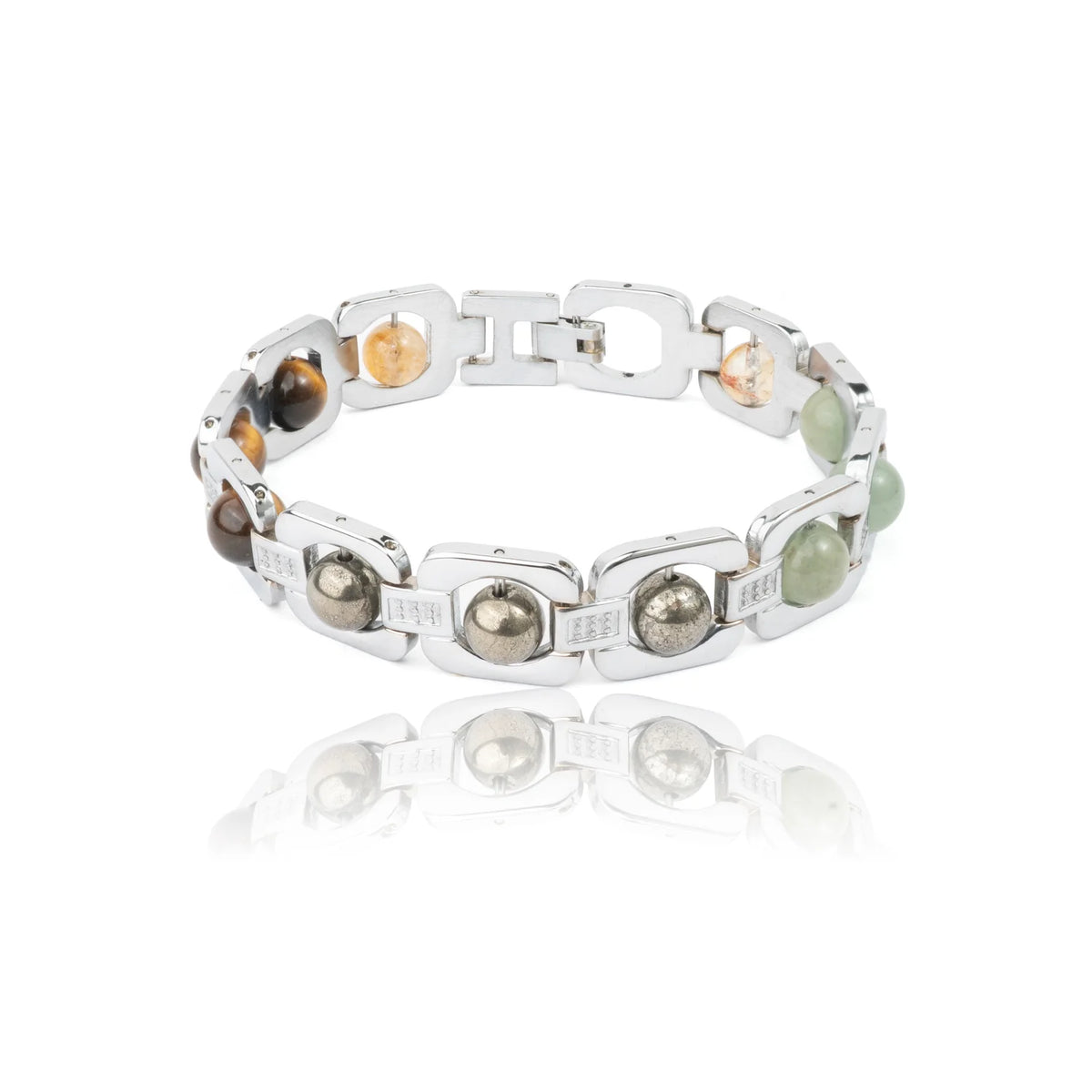 Silver Plated Money Magnet Bracelet