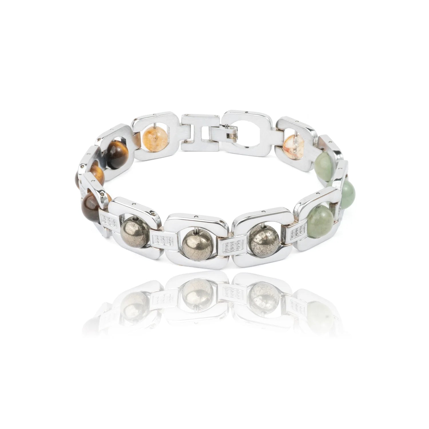Silver Plated Money Magnet Bracelet