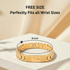 Gold Plated Shiva Damru Bracelet