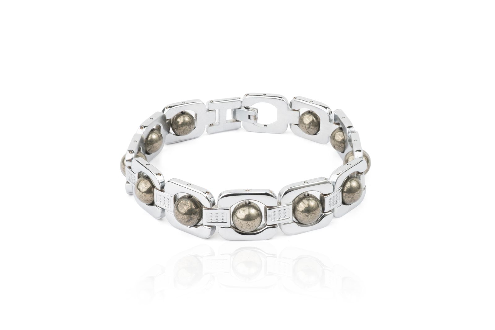 METAL PYRITE BRACELET (LAB TESTED)