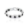 SILVER PLATTED KARUNGALI BRACELET(LAB TESTED)