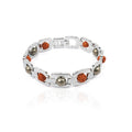 SILVER PLATTED RUDRAKSHA FORTUNE BRACELET(LAB TESTED)